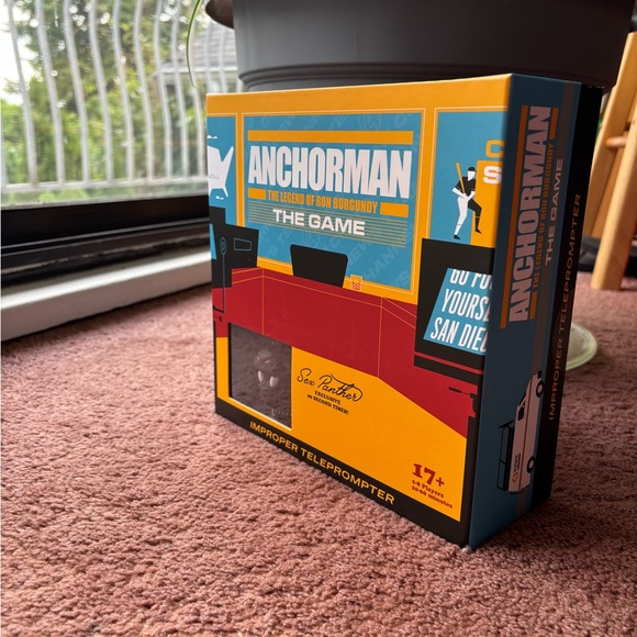 NEW! Anchorman The Game Legend of Ron Burgundy Board Game with Mechanical Timer - Picture 1 of 7